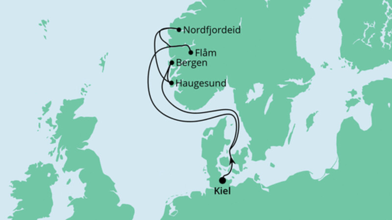 Norwegen ab Kiel 1