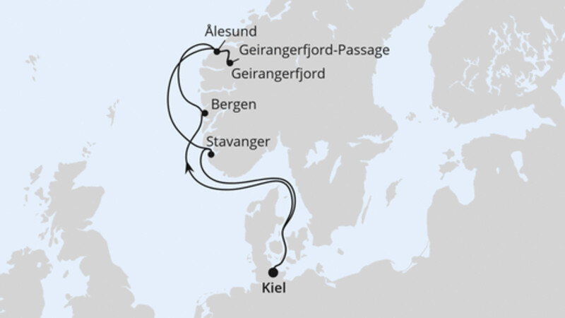 Norwegens Welterbe ab Kiel Norwegens Welterbe ab Kiel
