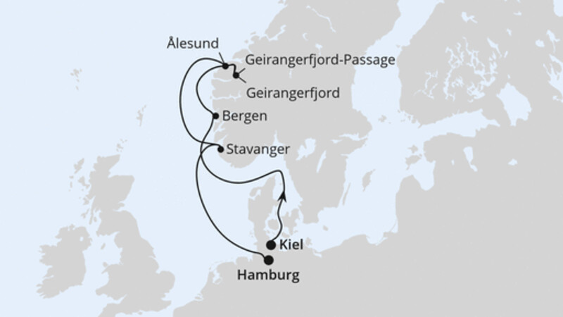 Norwegen ab Kiel Norwegen ab Kiel
