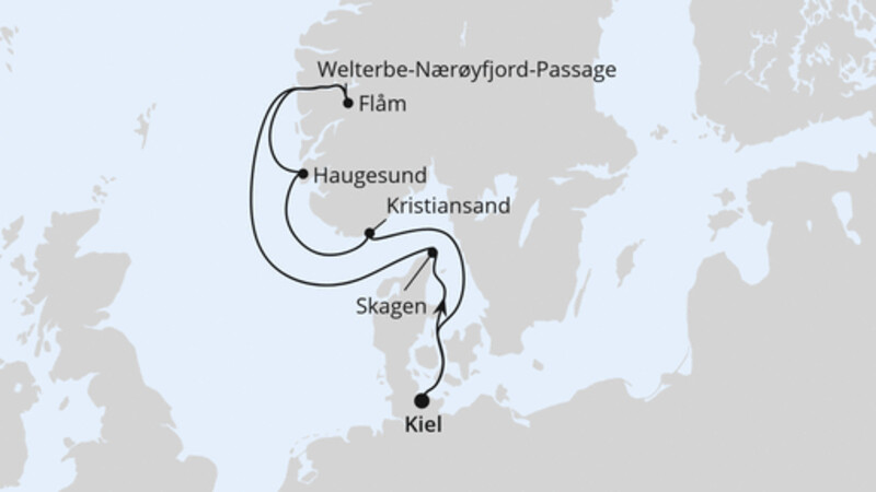 Norwegens Welterbe ab Kiel 2 Norwegens Welterbe ab Kiel 2