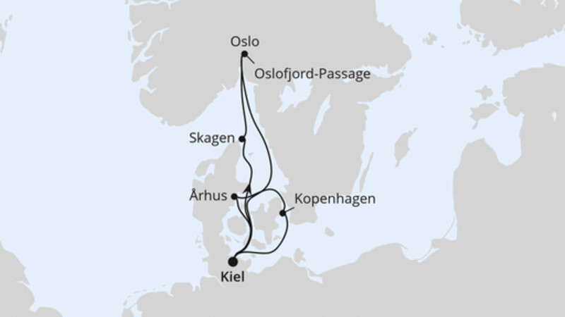 Skandinavische Highlights ab Kiel Skandinavische Highlights ab Kiel