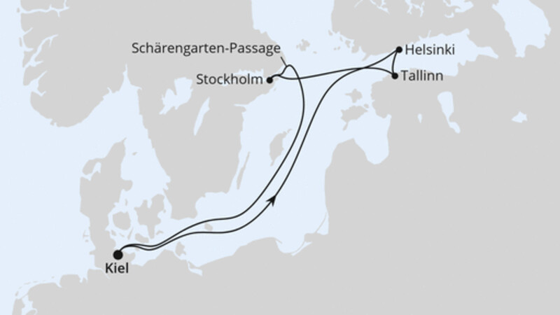 Weihnachtsreise in der Ostsee ab Kiel Weihnachtsreise in der Ostsee ab Kiel