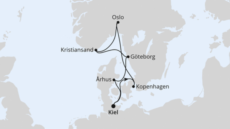 Silvesterreise nach Norwegen & Dänemark ab Kiel Silvesterreise nach Norwegen & Dänemark ab Kiel