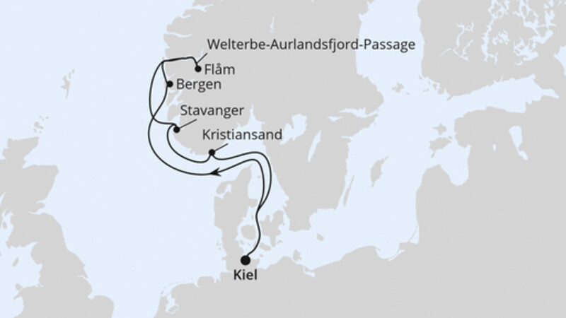 Norwegens Welterbe ab Kiel Norwegens Welterbe ab Kiel