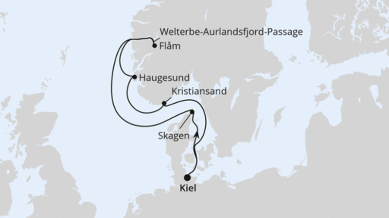Norwegens Welterbe ab Kiel 2 Norwegens Welterbe ab Kiel 2