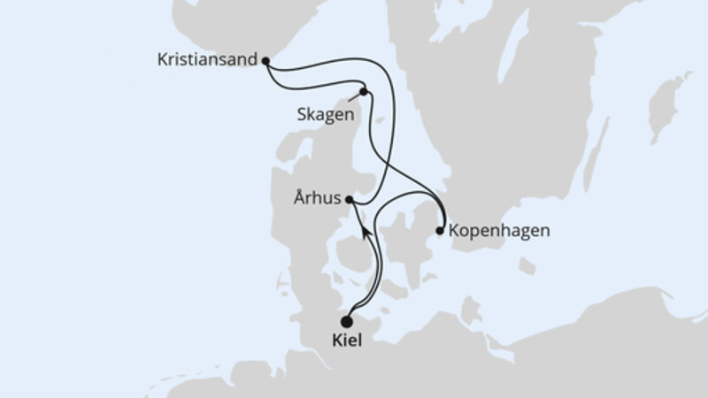 Skandinavische Highlights ab Kiel Skandinavische Highlights ab Kiel