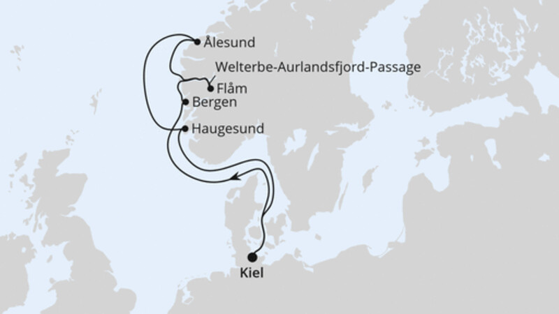 Norwegens Welterbe ab Kiel Norwegens Welterbe ab Kiel