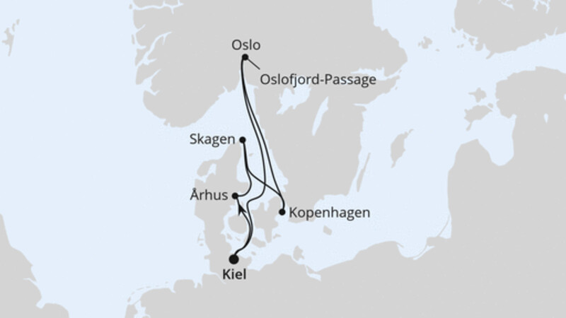 Skandinavische Highlights ab Kiel Skandinavische Highlights ab Kiel