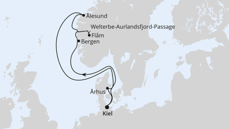 Norwegens Welterbe ab Kiel Norwegens Welterbe ab Kiel