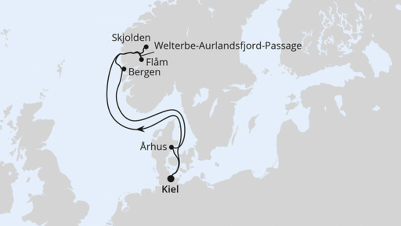Norwegen mit Sognefjord ab Kiel Norwegen mit Sognefjord ab Kiel