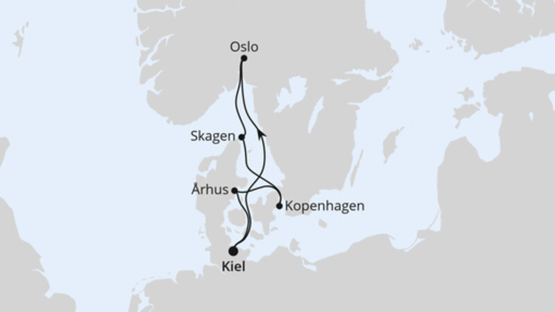 Skandinavische Highlights ab Kiel Skandinavische Highlights ab Kiel