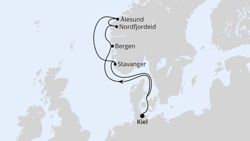 Norwegen ab Kiel Norwegen ab Kiel