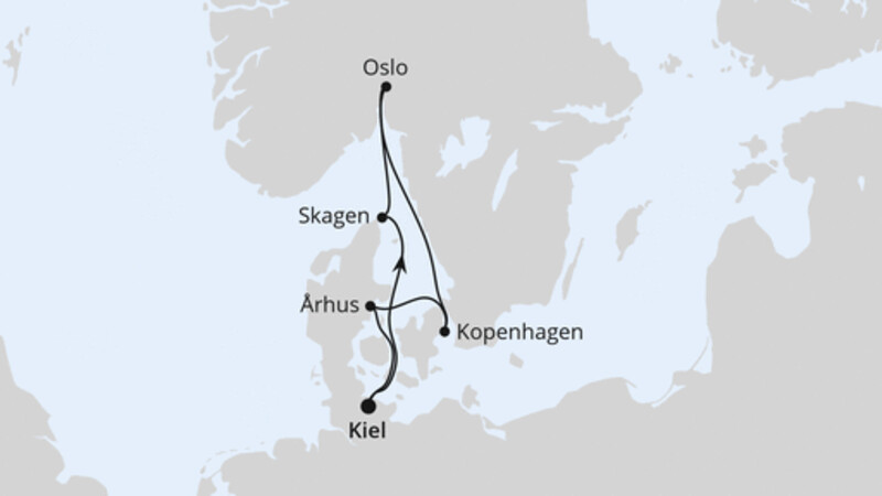 Skandinavische Highlights ab Kiel Skandinavische Highlights ab Kiel