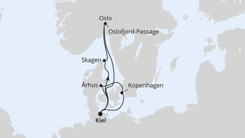 Skandinavische Highlights ab Kiel Skandinavische Highlights ab Kiel