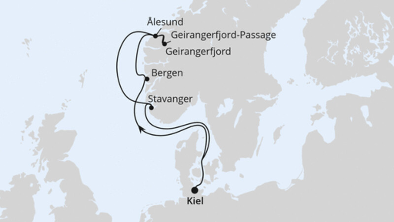 Norwegens Welterbe ab Kiel Norwegens Welterbe ab Kiel