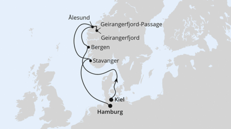 Norwegen ab Kiel Norwegen ab Kiel