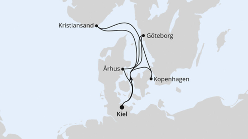 Skandinavien mit Göteborg ab Kiel Skandinavien mit Göteborg ab Kiel