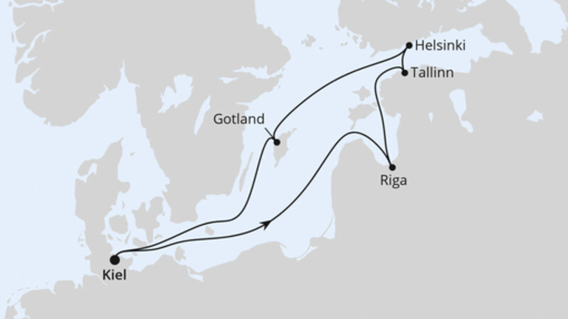 Osterreise auf der Ostsee ab Kiel Osterreise auf der Ostsee ab Kiel