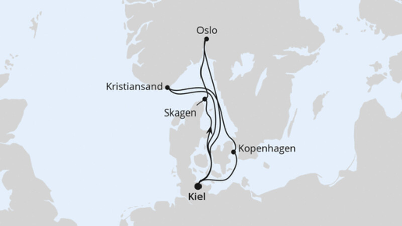 Skandinavien ab Kiel Skandinavien ab Kiel