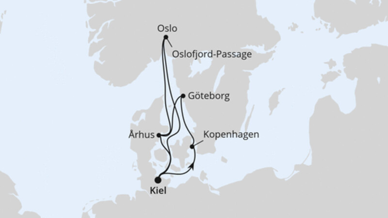Skandinavische Städte mit Skifestival ab Kiel Skandinavische Städte mit Skifestival ab Kiel