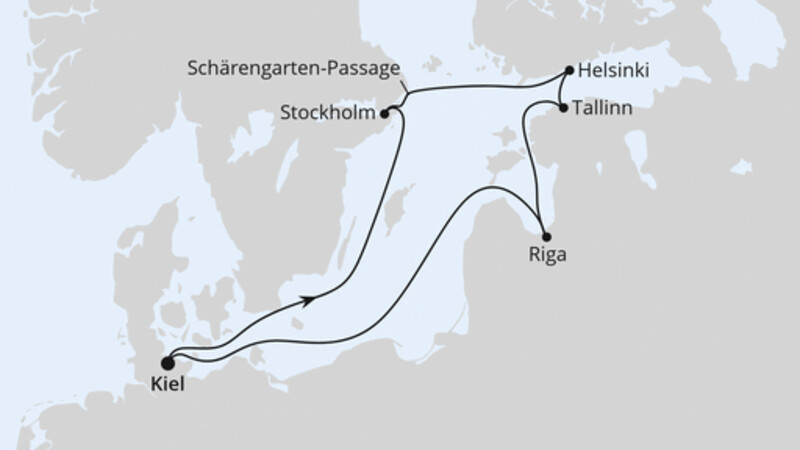 Weihnachtsmärkte in der Ostsee ab Kiel Weihnachtsmärkte in der Ostsee ab Kiel