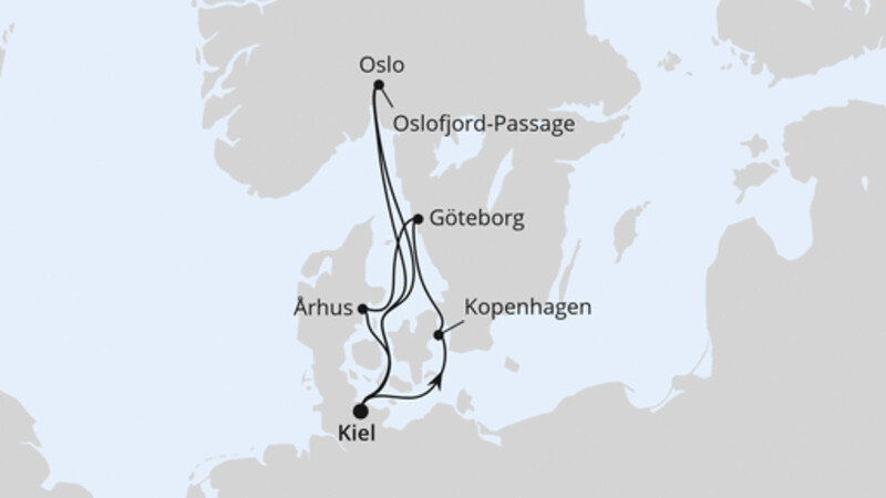 Skandinavische Städte mit Skifestival ab Kiel Skandinavische Städte mit Skifestival ab Kiel