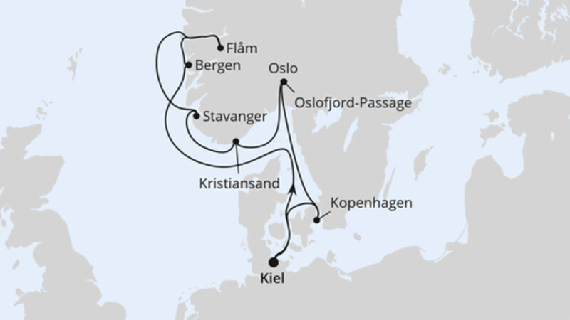 Winterliches Norwegen ab Kiel Winterliches Norwegen ab Kiel