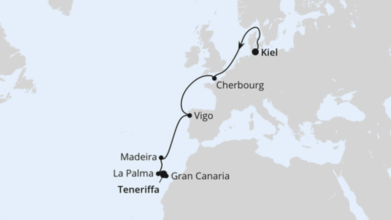 Europas Atlantikküste ab Kiel Europas Atlantikküste ab Kiel