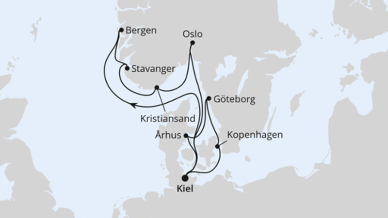 Skandinavische Highlights mit Südnorwegen ab Kiel Skandinavische Highlights mit Südnorwegen ab Kiel