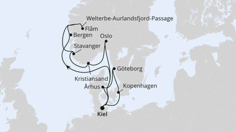 Skandinavische Highlights ab Kiel 2 Skandinavische Highlights ab Kiel 2
