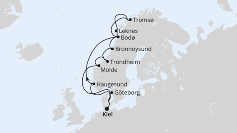 Herbstliche Nordlichter ab Kiel 2