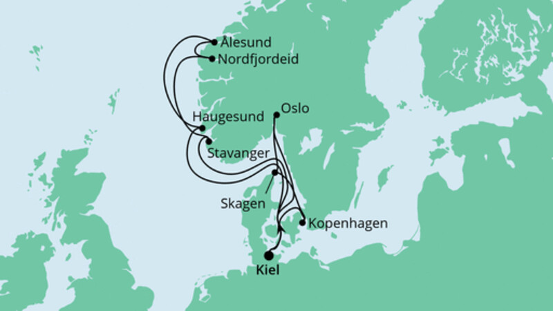 Skandinavien ab Kiel 2