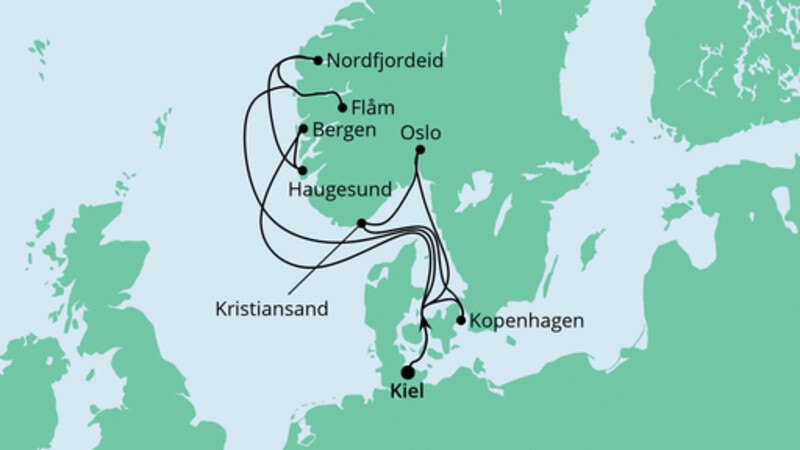 Skandinavien ab Kiel 1