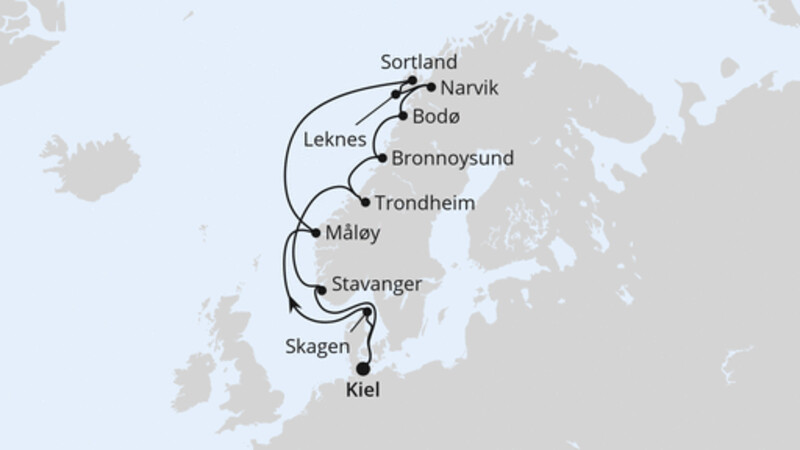 Norwegen mit Lofoten & Vesterålen ab Kiel Norwegen mit Lofoten & Vesterålen ab Kiel