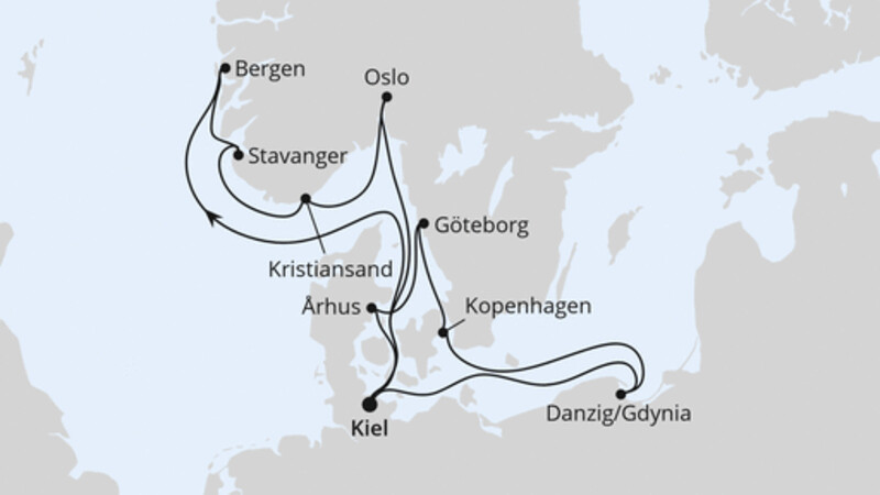 Skandinavien & Polen ab Kiel 2 Skandinavien & Polen ab Kiel 2