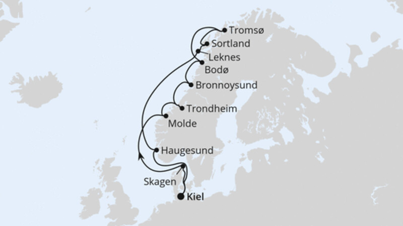 Herbstliche Nordlichter ab Kiel Herbstliche Nordlichter ab Kiel