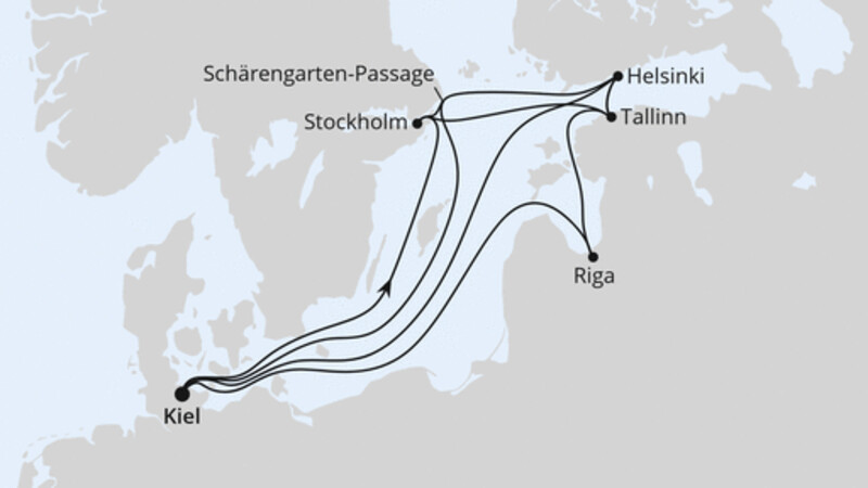 Große Ostsee-Reise zu Weihnachten ab Kiel Große Ostsee-Reise zu Weihnachten ab Kiel