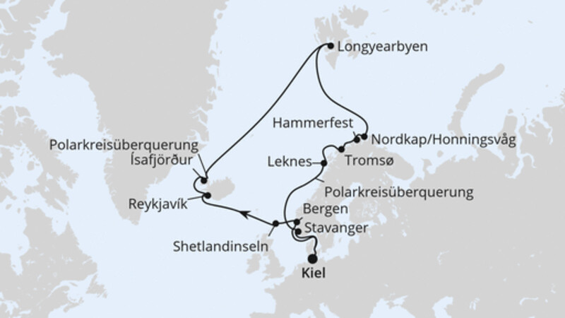 Highlights am Polarkreis ab Kiel Highlights am Polarkreis ab Kiel