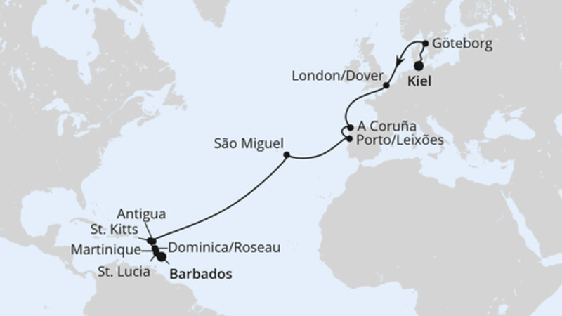 Von Kiel nach Barbados Von Kiel nach Barbados