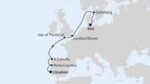 Westeuropa-Highlights von Lissabon nach Kiel Westeuropa-Highlights von Lissabon nach Kiel