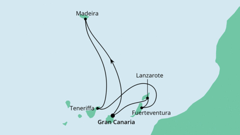 Kanaren & Madeira ab Gran Canaria