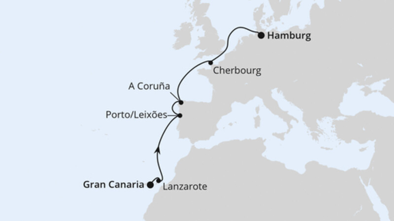 Von Gran Canaria nach Hamburg