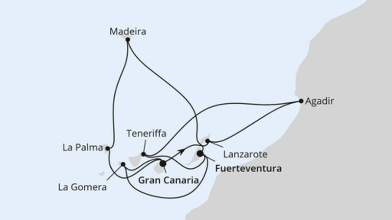 Kanaren, Madeira & Marokko Kanaren, Madeira & Marokko