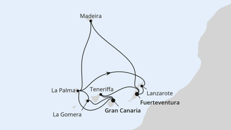 Große Kanaren-Rundreise & Madeira Große Kanaren-Rundreise & Madeira