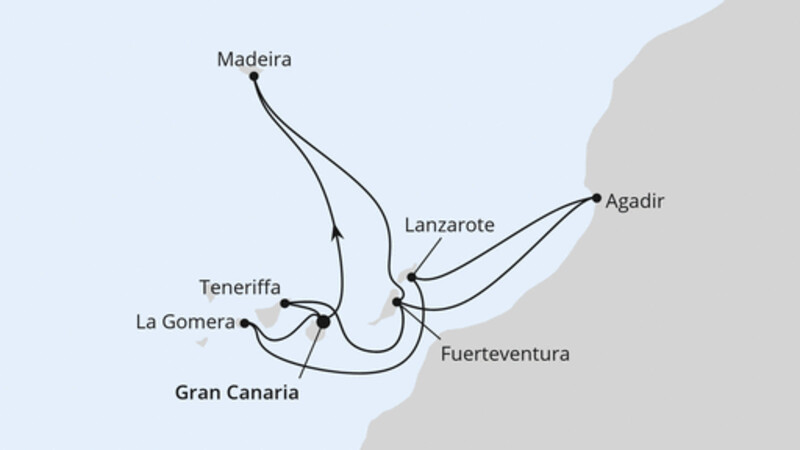 Große Kanaren-Reise mit Madeira & Marokko