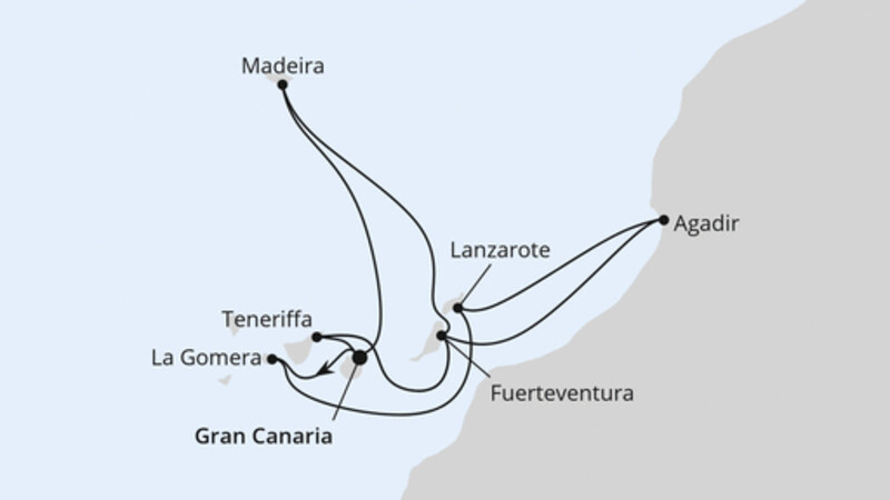 Große Kanaren-Reise mit Madeira & Marokko