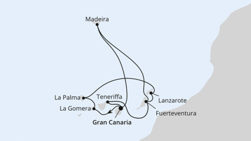 Große Kanaren-Reise mit La Gomera & Madeira Große Kanaren-Reise mit La Gomera & Madeira