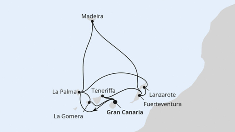 Große Kanaren-Reise mit La Gomera & Madeira Große Kanaren-Reise mit La Gomera & Madeira