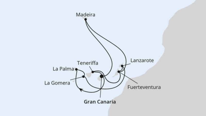Große Kanaren-Reise mit La Gomera & Madeira Große Kanaren-Reise mit La Gomera & Madeira