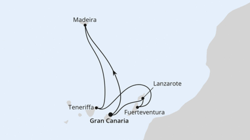 Große Kanaren-Reise mit Madeira ab Gran Canaria Große Kanaren-Reise mit Madeira ab Gran Canaria